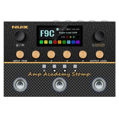 New NUX NMA-3AAP Amp Academy Stomp Multi Effects Amp Modeler Guitar Pedal image 1