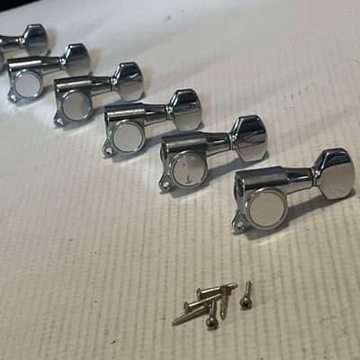 1983 Era Matsumoku Japan Kramer Focus Chrome GOTOH Tuners Tuning Pegs 6 In Line Machine Heads image 3