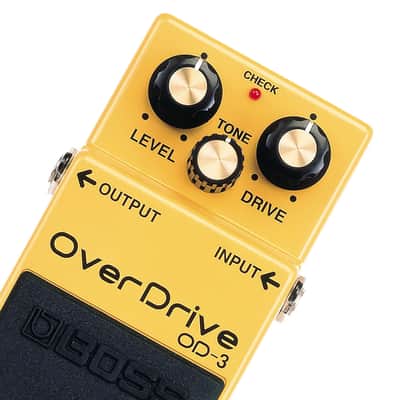 Boss Overdrive Pedal OD-3 Bundle with 2 Right Angle Patch Cables, 12 Guitar Picks & Polishing Cloth – Natural Overdrive, Smooth Dynamics, Extended Sustain, Classic Tube Amp Tone image 5