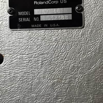 Roland  Cube Keyboard 40  1980s - silver USA image 9