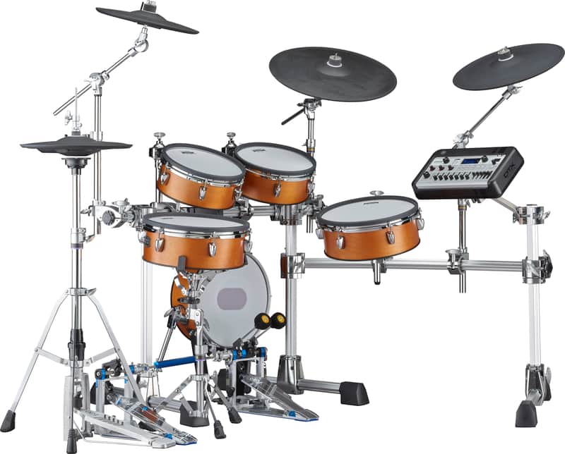 Yamaha DTX10 Mesh Pad Electronic Drum Kit - Real Wood image 1