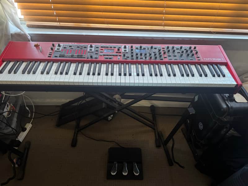 Nord Stage 3 HA88 Hammer Action 88-Key Digital Piano 2017 - Present - Red image 1