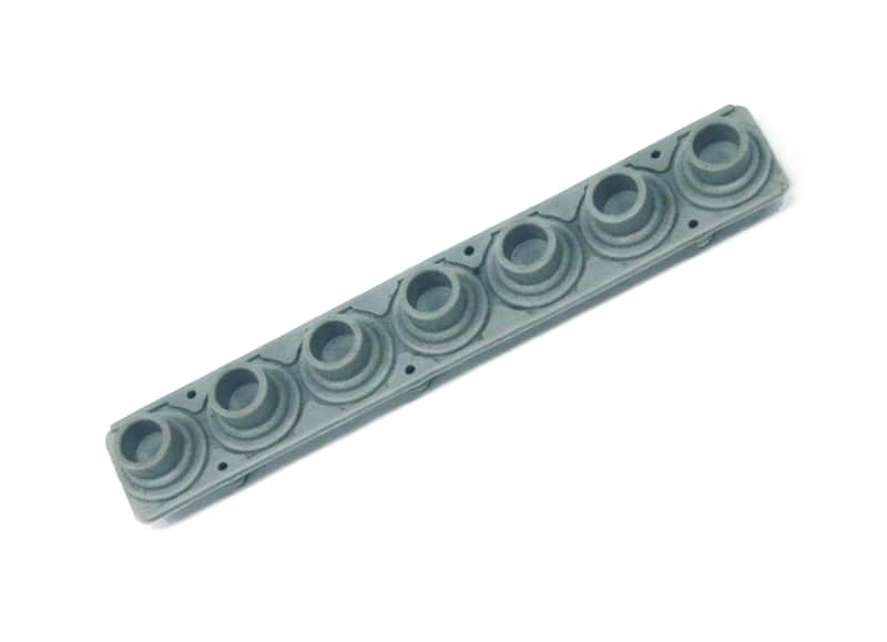 7-Note Rubber Keyboard Contact Strip for Rhodes Chroma Polaris, Kawai K1, K11, K4 image 1