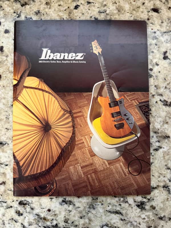 Ibanez Catalog Guitar Bass 2003 Jet King SZ S AX GAX RG JS Jem PGM iceman artist btb George Benson image 1