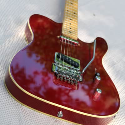 Kramer American Vintage Classic III 1987 Candy Apple Red Floyd Rose Duncan image 6