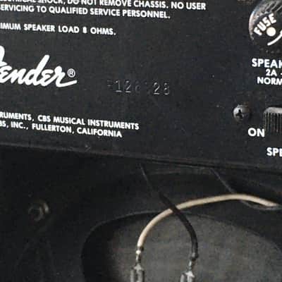 Fender Musical Instruments “Harvard” 1981 Black Tolex Combo Amp Rivera Designed Tone Machine Relic RARE image 16