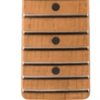 Fender Satin Roasted Maple Telecaster LH Neck, 22 Jumbo Frets, 12", Maple, Flat Oval Shape image 2