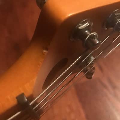 Reverend Buckshot Cream- custom leather pick guard image 6