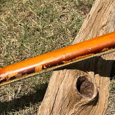 Vintage Airline Pocket Bass Guitar 1960’s - Sunburst Beat to H E Double Hockey Sticks and Ready to Roll! image 20