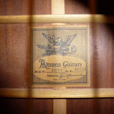 Vintage Alvarez 5043 Early 1970s Gloss Natural image 13