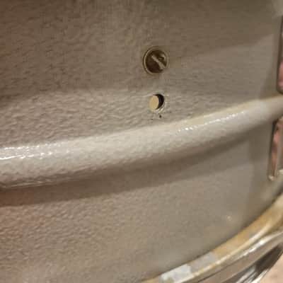 LUDWIG,1979,Grey Textured Painted,Acrolite Snare Drum - 5" X 14" image 3