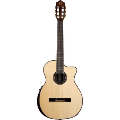 Ortega GRANDSUITE-CE Solid Spruce Top Okoume Slim Neck Nylon 6-String Acoustic-Electric Guitar w/Gig Bag image 5
