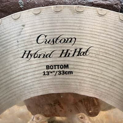 Zildjian K Custom Hybrid 13¼" Hi-Hat Cymbals – Pair – 2.0 lb Top / 2.6 lb Bottom – Used image 10