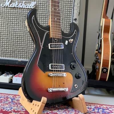 Teisco Mosrite/ Univox/Burns 1960's Made in Japan 1960s Sunburst image 2