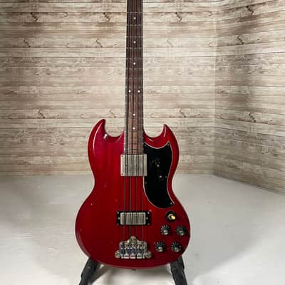 Greco EB-550 SG Bass 1983 - Cherry Red image 9