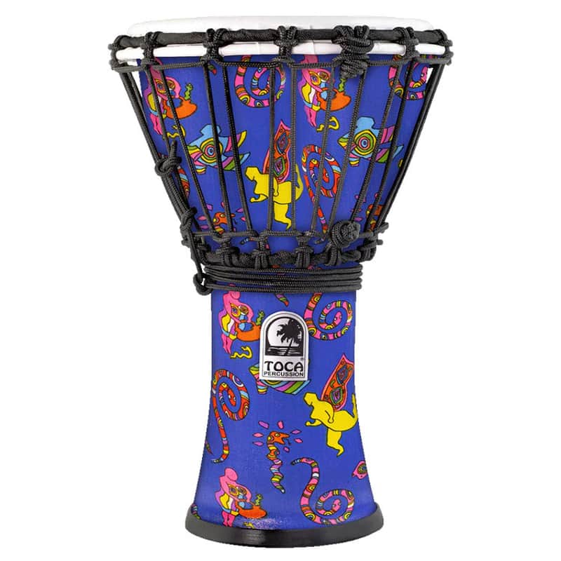 Toca Colorsound TFCDJ-7 Djembe PVC 7″ Designer Fever Dream image 1