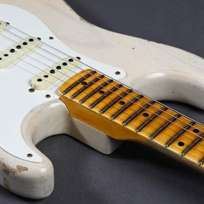 Fender Custom Shop Stratocaster 1957 Relic Aged White Blonde image 15