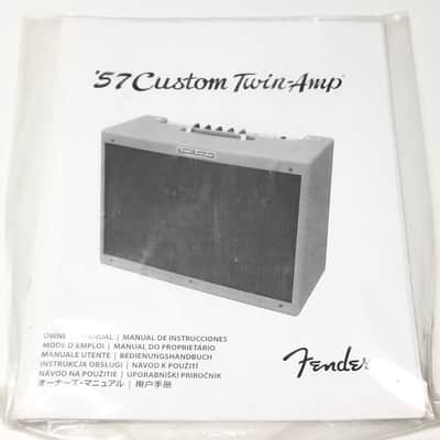 used Fender '57 Custom Twin-Amp 2x12 40-watt Combo Amp, Very Good Condition image 4