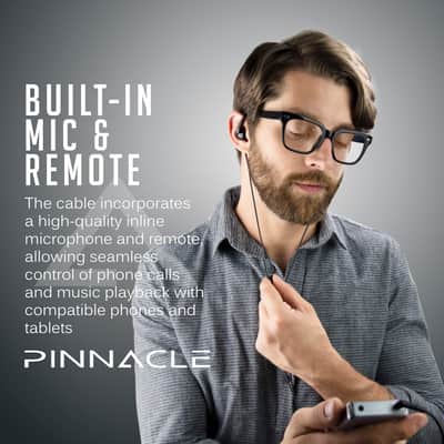 MEE audio Pinnacle P2 High Fidelity Audiophile in-Ear Headphones with Detachable Cables image 6