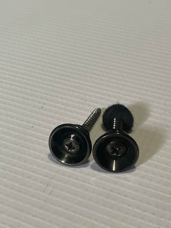1990's Era Japan Jackson Professional Dinky Guitar Factory Black Oversize Strap Buttons image 1