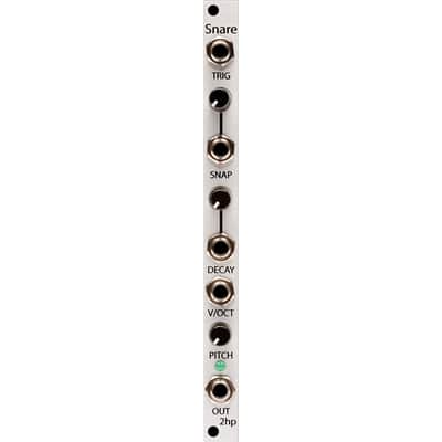 2hp Snare Eurorack Drum Module (Silver) image 1
