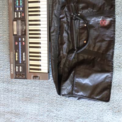 Vintage 1980s Casio CZ-1000 Phase Distortion Digital Synthesizer With Soft Case 1 101 1000 3000 5000 Very Clean No Scratches image 10