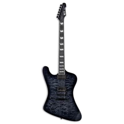ESP LTD PHOENIX-1000 QM Left Handed Guitar - See Thru Black Sunburst - B-Stock image 2