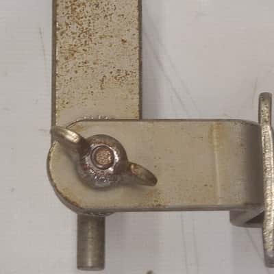 Vintage Leedy "Z" Cymbal Arm & Drum Hoop Mount W/Clamp Nickel 1930's image 7