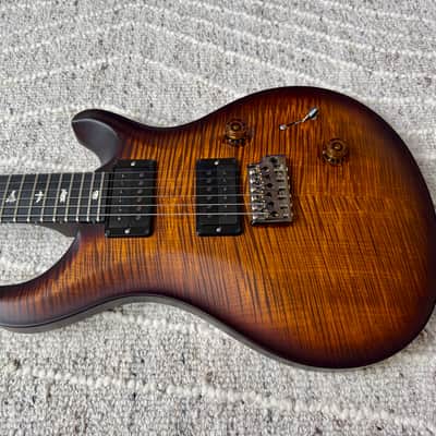 PRS Wood Library Custom 24 10-Top 2019 - Satin Black Gold Wrap image 7
