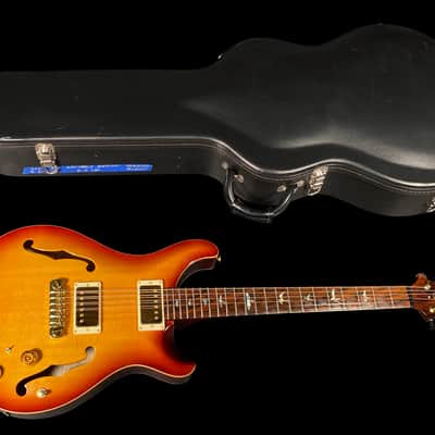 2002 Paul Reed Smith PRS Archtop Thick Hollowbody Artist Package Brazilian w Piezo ~Tobacco Sunburst image 11