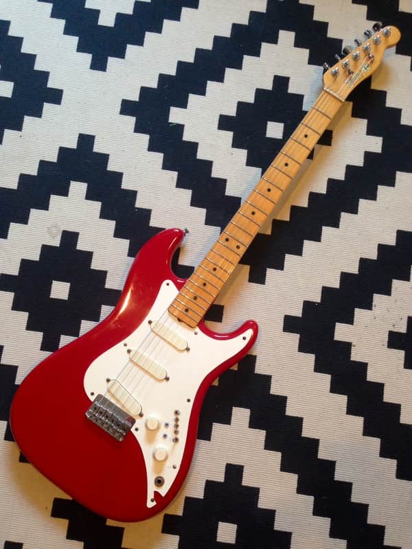 Fender Bullet S-3 1982 Fiesta Red - Rare USA-Made Model image 1