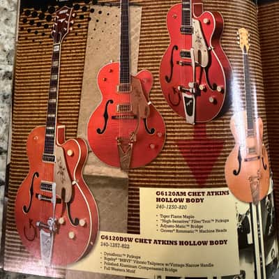 Gretsch Chet Atkins Catalog 2007 6120 6119 6122 country gentlemen Tennessean 6121 Tennessee Rose image 7