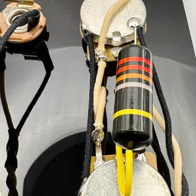 Fender Telecaster (HH) 3-way wiring harness premium upgrade-Humbucker neck and Humbucker bridge with 0.022uF Bumblebee paper in oil capacitor image 3