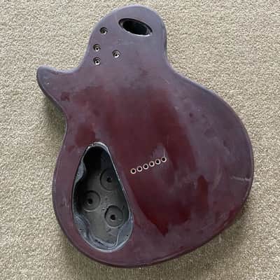 Red Single Cutaway Guitar DIY Project Body image 3
