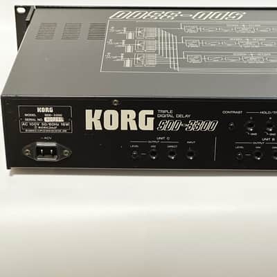 Korg SDD-3300 Digital Delay 1980s - Black image 10