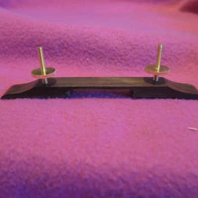NOS Gibson rosewood bridge assembly base + wheels for L5 Super 400 byrdland 137 L4 archtop ces abr1 image 4