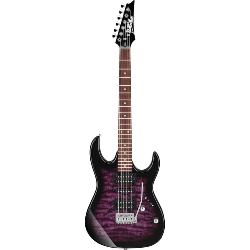 Ibanez Gio GRX70QA - Transparent Violet Sunburst image 1
