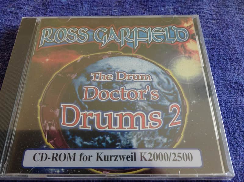 Big Fish Audio "Ross Garfield Drum Dr. 2" Kurzweil K Series CD-ROM • SEALED. image 1
