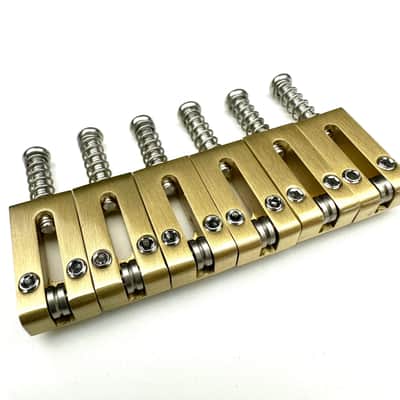 Single tremolo mini double tremolo electric guitar bridge roller saddles brass saddles string saddles 10.5MM image 2