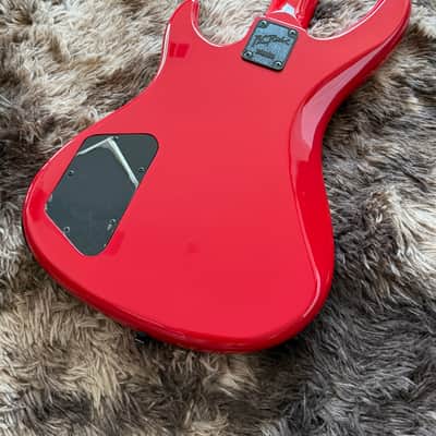 1990s B.C. Rich Innovator PJ Bass - Red image 9