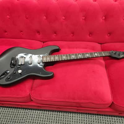 Stagg electric guitar Black satin with Kill Switch image 1