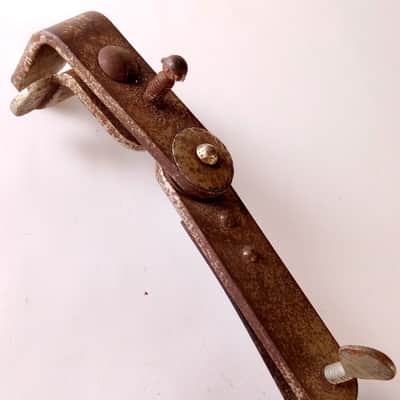 Leedy&Ludwig External Muffler Clamp-On Bass Drum Hoop-Mount Vintage40-50s Nickel image 3