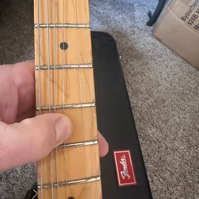 Fender American Standard Stratocaster with Maple Fretboard 1998- Brown Sunburst image 4