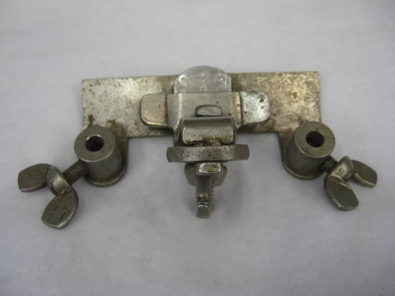 Ludwig Bass Drum Anchor 50's Nickel Plated image 1