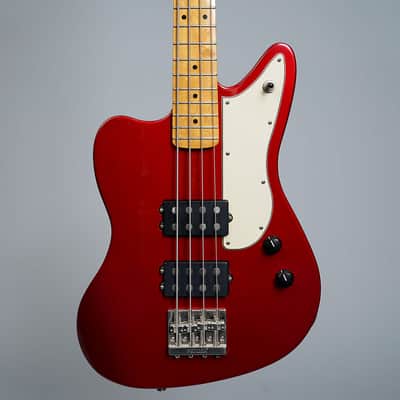 Fender Pawn Shop Reverse Jaguar Bass 2012 - Candy Apple Red image 1