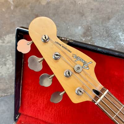 MIJ Fender Precision bass PB-50 1994 - Black original vintage Fujigen Japan p OX image 3