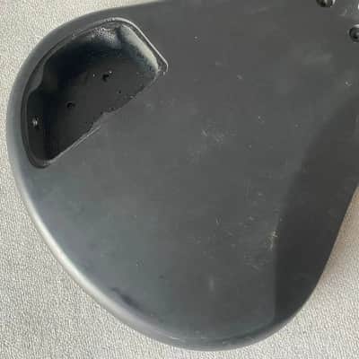 Matte Black 4/5 String Bass Basswood Body image 9