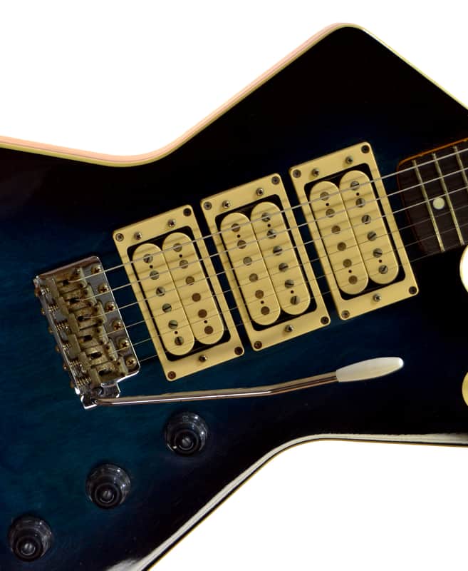 Vintage 1980's Ibanez X-Series Destroyer Made in Japan - Blue