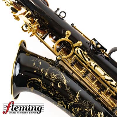 Henri Selmer Paris Super Action 80 Series II Alto Saxophone - Black Lacquer (Competition Demo / Open Box Model) image 13