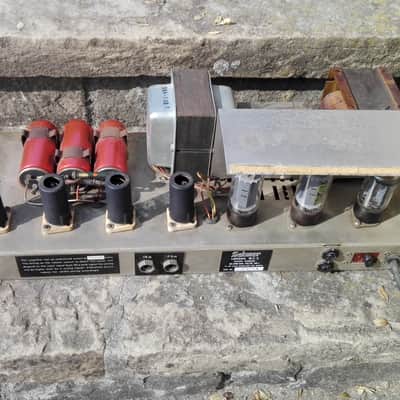 RARE ORIGINAL 1964 Selmer Treble 'n' Bass "Croc Skin" 50W Tube Amp Head- VGC!!!! image 7
